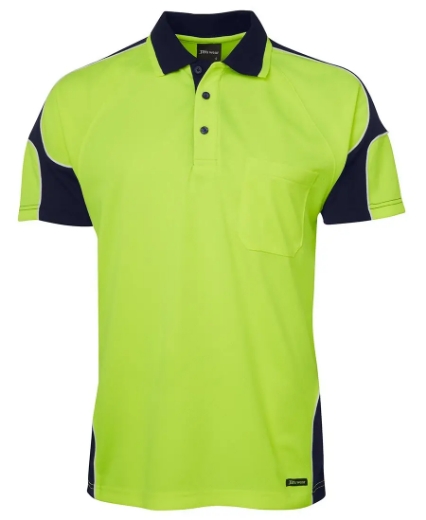 Picture of JB's Wear, HV S/S Arm Panel Polo
